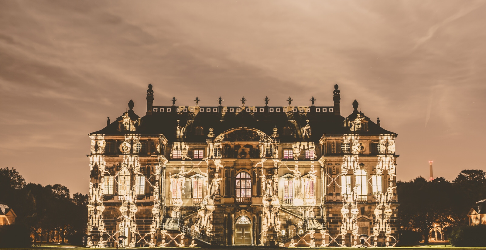 Außenansicht der Venue Palais Großer Garten