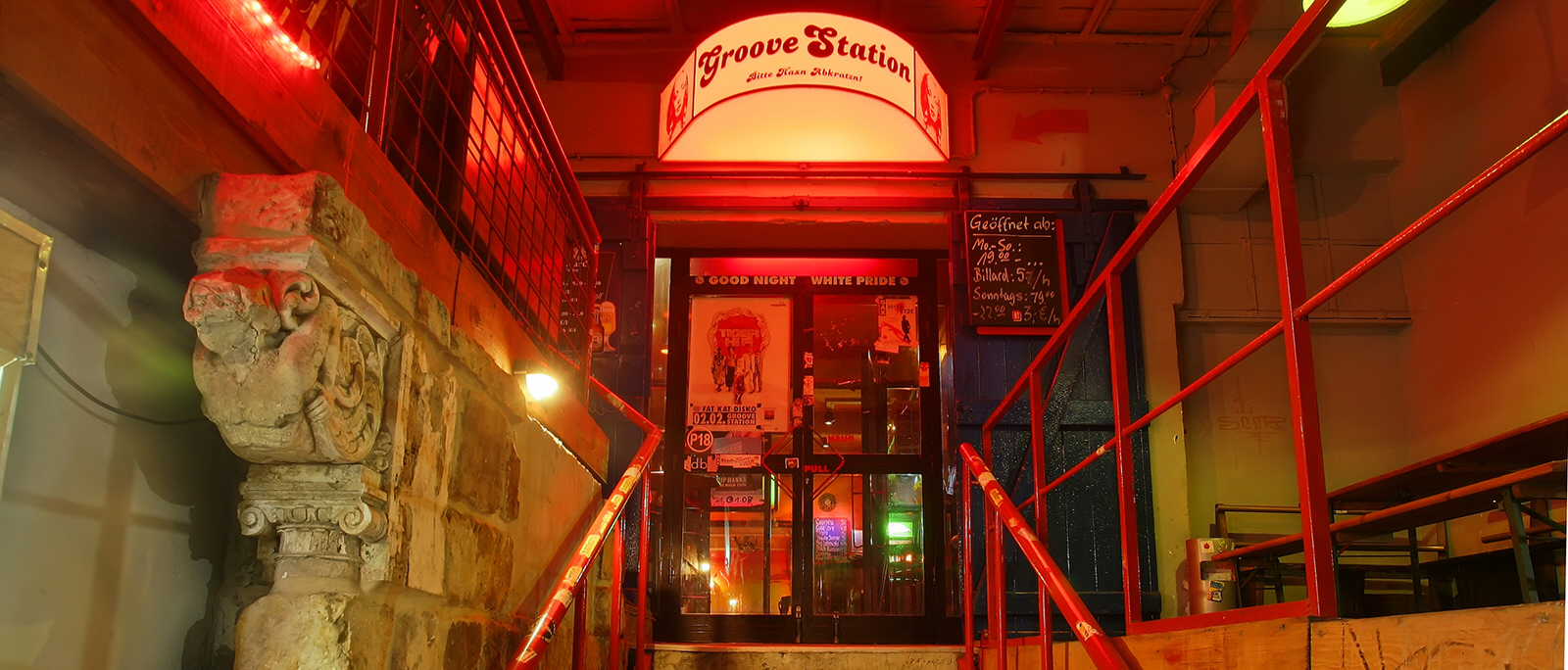 Außenansicht der Venue Groovestation