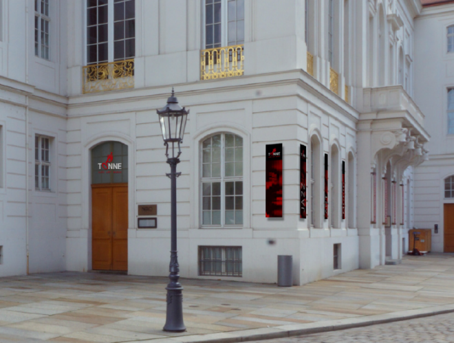 Außenansicht der Venue Jazzclub Tonne