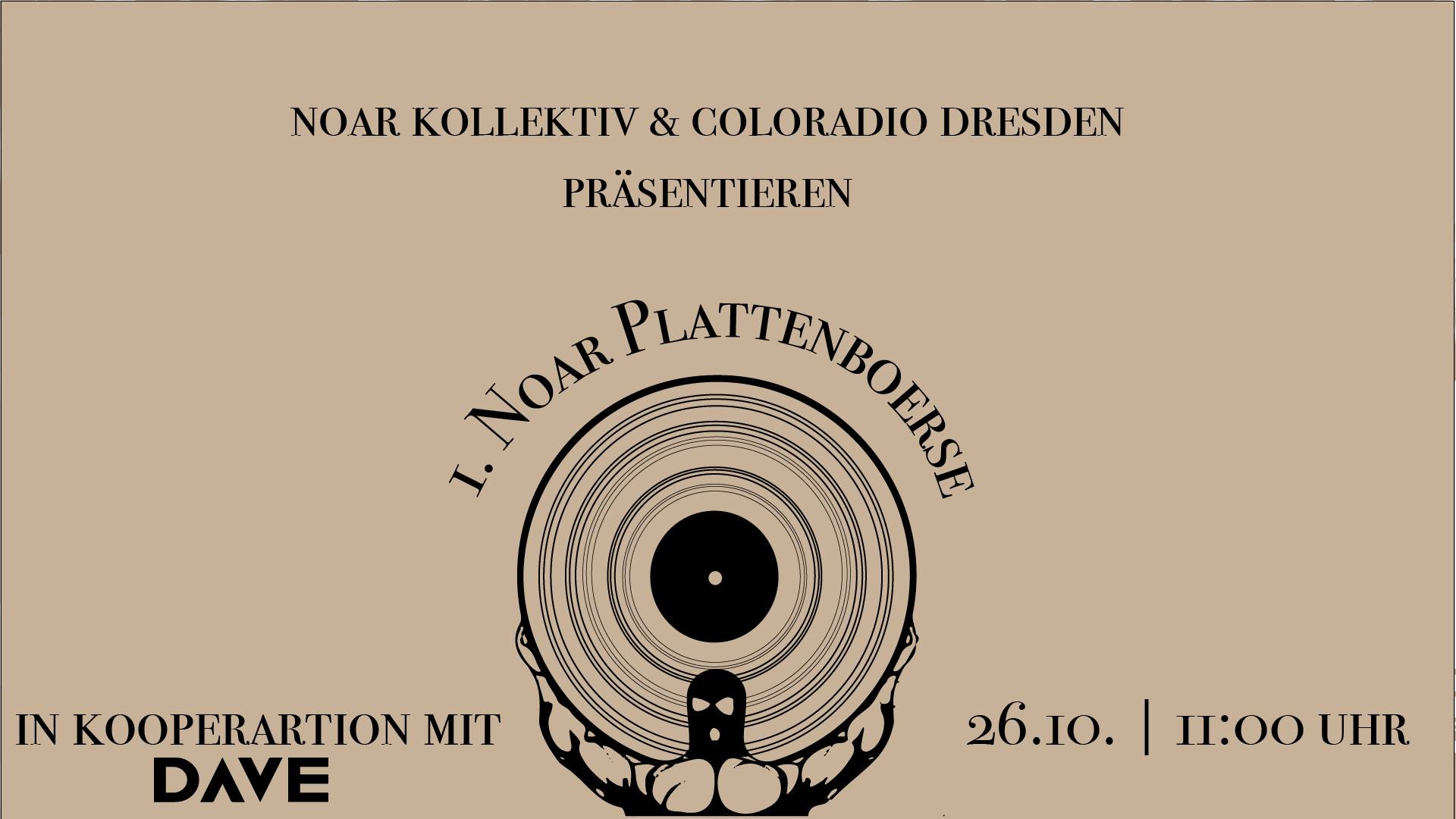 Bild der Veranstaltung Diggin‘ in the Crates – Plattenbörse mit dem NOAR Kollektiv